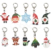 Christmas Theme Acrylic Pendant Decoration HJEW-YW00032-01-2