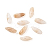 Two Tone Imitation Gemstone Style Acrylic Beads AC-CBA6852-01K-2
