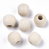 Natural Unfinished Wood Beads X-WOOD-Q038-15mm-1