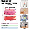 Rectangle with Face Pattern Paper DIY-WH0349-119-003-2