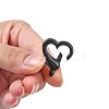 Spray Painted Eco-Friendly Alloy Lobster Claw Clasps PALLOY-T080-05-NR-5