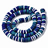 Handmade Polymer Clay Beads Strands CLAY-R089-6mm-138-3