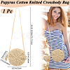1Pc Papyrus Cotton Knitted Crossbody Bags AJEW-BBC0002-27B-2