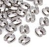 Letter Slider Beads for Watch Band Bracelet Making ALRI-O012-H-NR-2