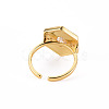 Brass Micro Pave Clear Cubic Zirconia Cuff Rings RJEW-S045-084-NR-3