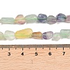 Natural Colorful Fluorite Beads Strands G-P497-01C-18-4