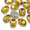 Sew on Rhinestone RGLA-T091-10x14mm-22P-1