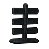 Wooden Velours T-Bar Bracelet/Bangle Display Stands BDIS-N018-01-2