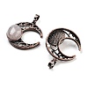Natural Quartz Crystal Pendants G-L602-01R-18-2