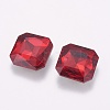 Pointed Back K9 Glass Rhinestone Cabochons RGLA-F048-M-3