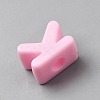 Acrylic European Beads OACR-WH0050-09K-2