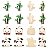 20Pcs 4 Styles Alloy Enamel Pendants ENAM-YW0008-08-1
