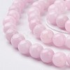Natural Mashan Jade Round Beads Strands X-G-D263-6mm-XS23-2