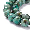 Natural African Turquoise(Jasper) Beads Strands G-E444-47-8mm-3