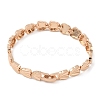 Brass Link Chain Bracelets for Women Men BJEW-P324-01B-KCG-1