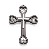 Alloy Rhinestone Pendants PALLOY-N182-10EBP-1