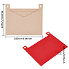 3Pcs 3 Colors Felt Bags Organizer Insert PURS-WR0006-82C-2