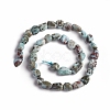 Natural Larimar Beads Strands G-D0002-D64-2