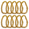 Resin Cuban Link Chain Necklaces for Men Women NJEW-WH0002-242-1