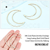 Brass Linking Rings KK-BC0009-09-3