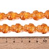 Transparent Glass Beads Strands DGLA-N021-02A-08-4
