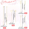 4Pcs 4 Style Nail Art Stirring Rod Tool MRMJ-BC0003-34-2
