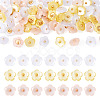 60Pcs 3 Colors 1-Hole Resin Buttons RESI-TA0004-42-1