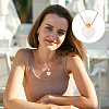 1Pc Natural Rose Quartz Perfume Bottle Necklaces NJEW-PH0001-37A-03-5