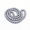 Electroplate Glass Bead Strands EGLA-S134-8mm-08-2