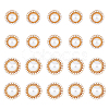 20Pcs 2 Style ABS Plastic Imitation Pearl Shank Buttons BUTT-DC0001-06KCG-1