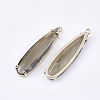 Transparent Glass Pendants GLAA-T007-15A-2