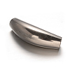 Tarnish Resistant 201 Stainless Steel Tube Beads STAS-D111-54-2
