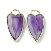 Natural Amethyst Pendants G-O204-02G-1