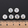 Transparent Crackle Acrylic Beads X-MACR-S373-66-L06-5