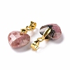Natural Rhodonite Pendants G-C023-07D-3