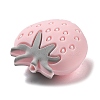 Strawberry Food Grade Eco-Friendly Silicone Focal Beads SIL-K003-01B-2