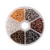 1 Box 6 Color Iron Open Jump Rings IFIN-X0025-6mm-NF-B-2