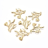 Electroplated Iron Pendants X-IFIN-I030-04G-1