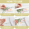 2Pcs Polyester Clothing Patches PATC-GF0001-85A-6