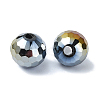 AB Color Plated Glass Beads EGLA-P059-02A-AB28-2