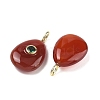Natural Carnelian Pendants G-H322-01G-10-2