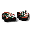 Santa Claus Christmas Food Grade Eco-Friendly Silicone Beads SIL-D001-02-3