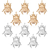 10Pcs 2 Colors Brass Pendants KK-BBC0023-96-7