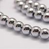 Grade AA Magnetic Synthetic Hematite Bead Strands G-P258-05-8mm-3