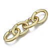 Opaque Spray Painted Acrylic Linking Rings OACR-S021-67A-B01-3
