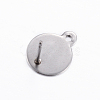 Non-Tarnish 304 Stainless Steel Stud Earring Findings STAS-D445-150-3