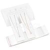 Nbeads Rectangle Necklace Display Sets Cardboard Paper Cards NDIS-NB0001-03-7