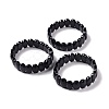 Synthetic Blue Goldstone Oval Beaded Stretch Bracelet G-E010-01T-2