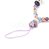Handmade Lampwork Beaded Mobile Straps for Christmas HJEW-JM00446-02-2