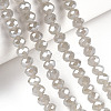 Electroplate Glass Beads Strands EGLA-A034-J6mm-A15-4
